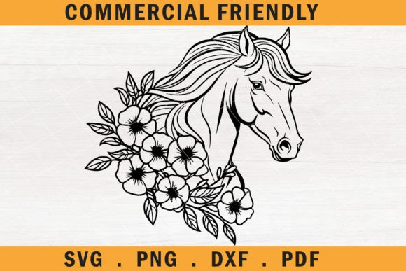 Download Horse SVG, Floral Horse Cricut SVG, Mare - Svg Collection