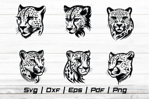 Download Cheetah Head Svg Silhouette Cut File - Svg Collection