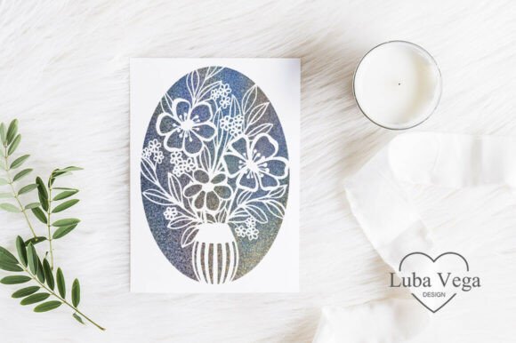 Download Flowers Cards for Silhouette Cricut SVG - Svg Collection