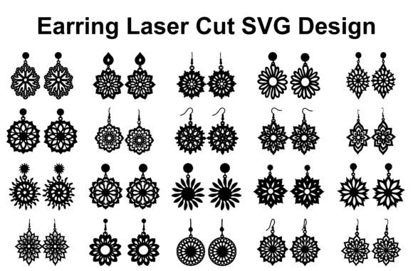 Download Daisy Earring SVG Bundle - Svg Collection