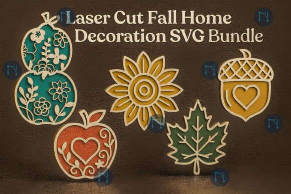 Download Laser Cut Fall Home Decoration SVG Bundl - Svg Collection