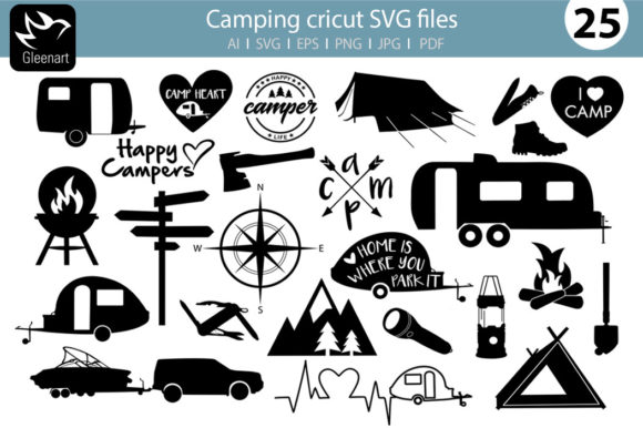 Download Camping Cricut SVG Silhouettes - Svg Collection