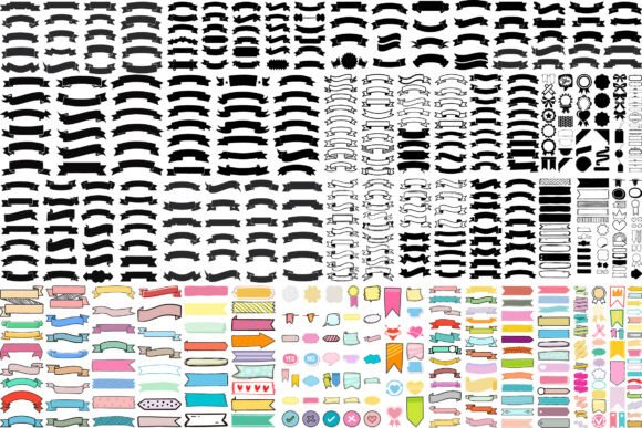 Download 556 SVG Vintage Banner Ribbon Clipart - Svg Collection