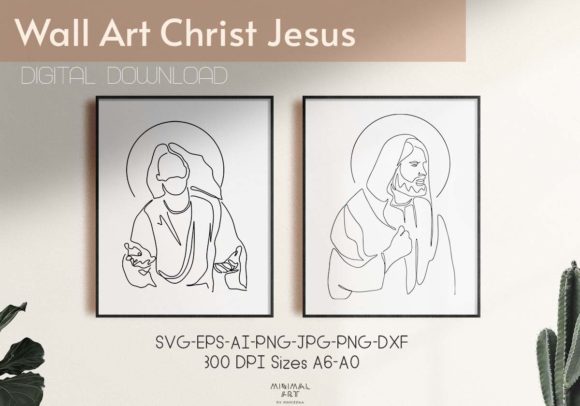 Download 2 Wall Art Christ Jesus - Svg Art Prints - Svg Collection