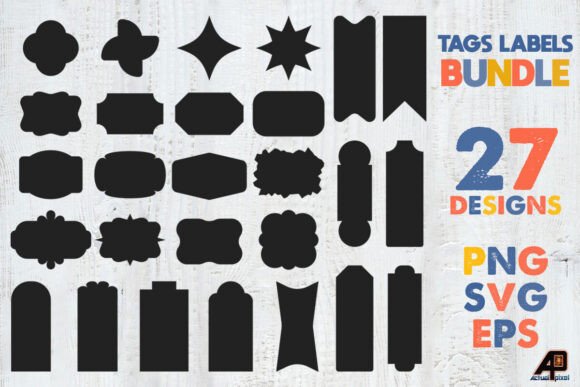 Download Tags, Labels and Shapes Bundle SVG PNG - Svg Collection