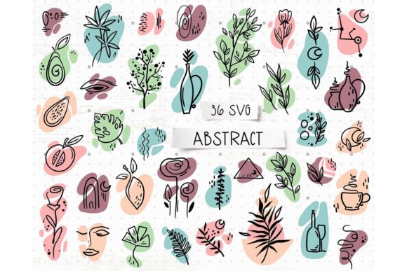 Download Abstract Boho Simple Shapes SVG Bundle - Svg Collection