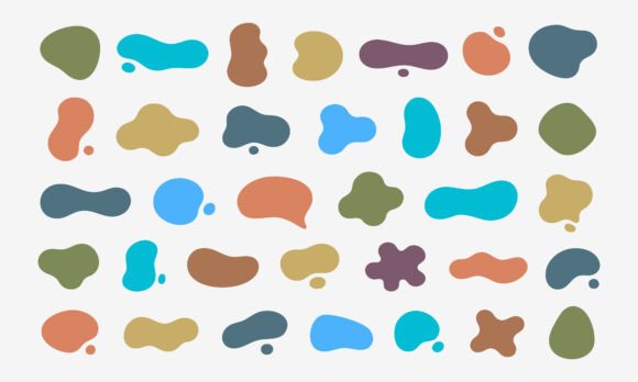 Download Abstract Hand Drawn Blob Shapes SVG PNG - Svg Collection