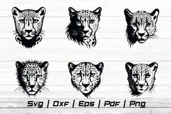 Download Cheetah Head Svg Silhouette Cut File - Svg Collection