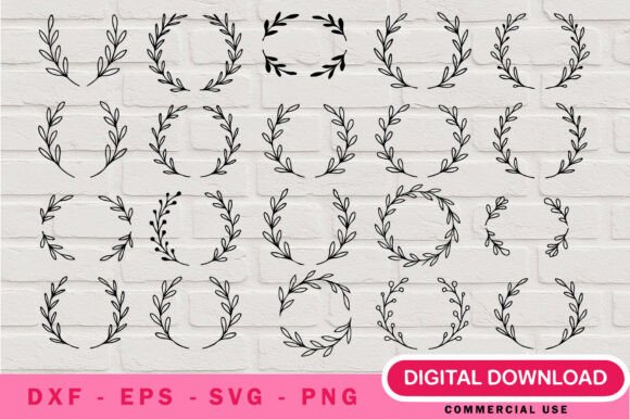 Download Minimal Aesthetic Wreath SVG Bundle - Svg Collection