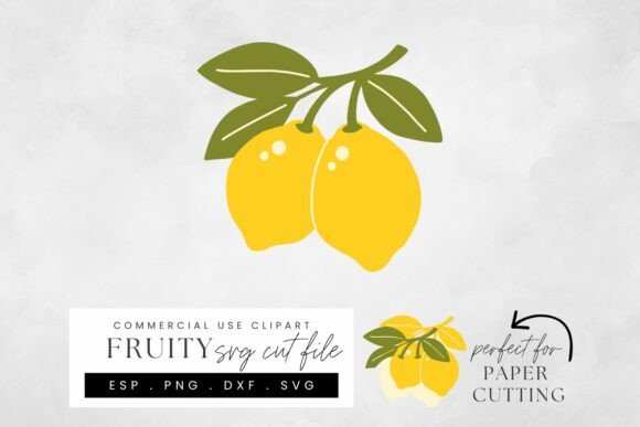 Download Lemon SVG Cut File, Layered Citrus Paper - Svg Collection