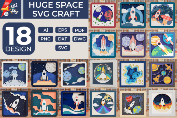 Download Space Exploration 3D SVG Craft BUNDLE - Svg Collection