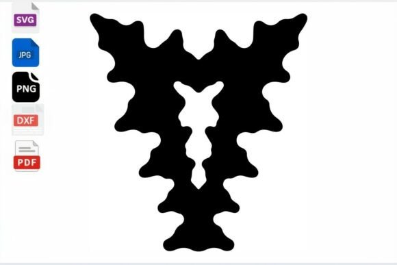 Download Abstract Rorschach Inkblot SVG Cut File - Svg Collection