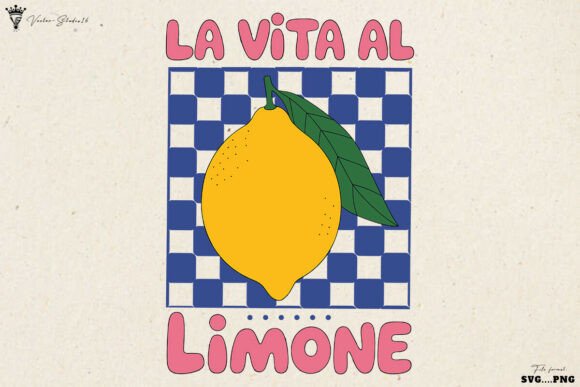 Download Retro Summer Lemon SVG PNG - Svg Collection