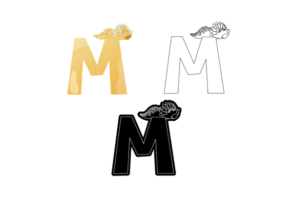 Download Dinosaur Alphabet Graphic Bundling - Alphabet graphic Collection