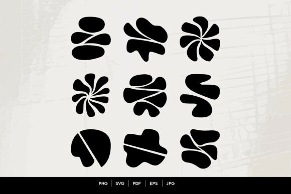 Download Organic Abstract Shapes SVG Set - Svg Collection