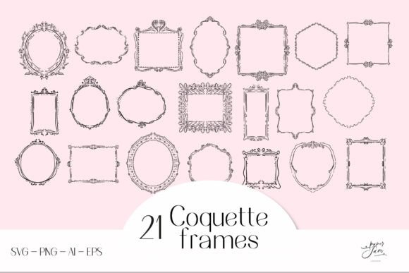 Download Coquette Frames SVG Wedding Frame SVG - Svg Collection